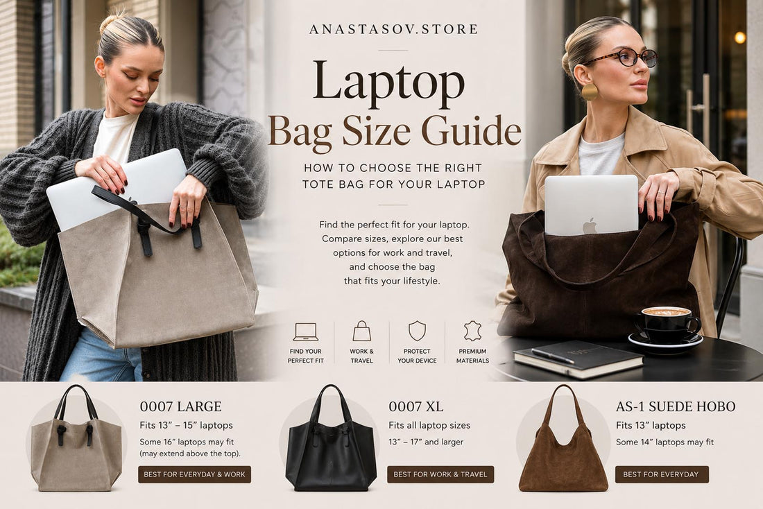 Laptop Bag Size Guide: How to Choose the Right Tote Bag for Your Laptop