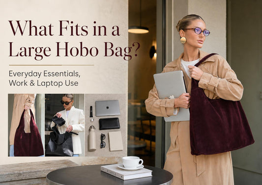 What Fits in a Large Hobo Bag? Everyday Essentials, Work & Laptop Use