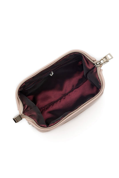 Blush Leather Dopp Kit - Italian Leather Toiletry Bag