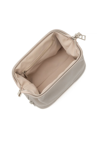 Mushroom Leather Dopp Kit - Italian Leather Toiletry Bag