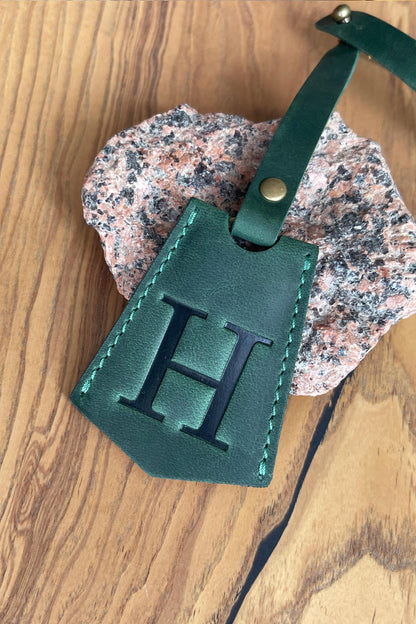 Personalized Leather KeyBell Clochette Bag Charm - Style 01
