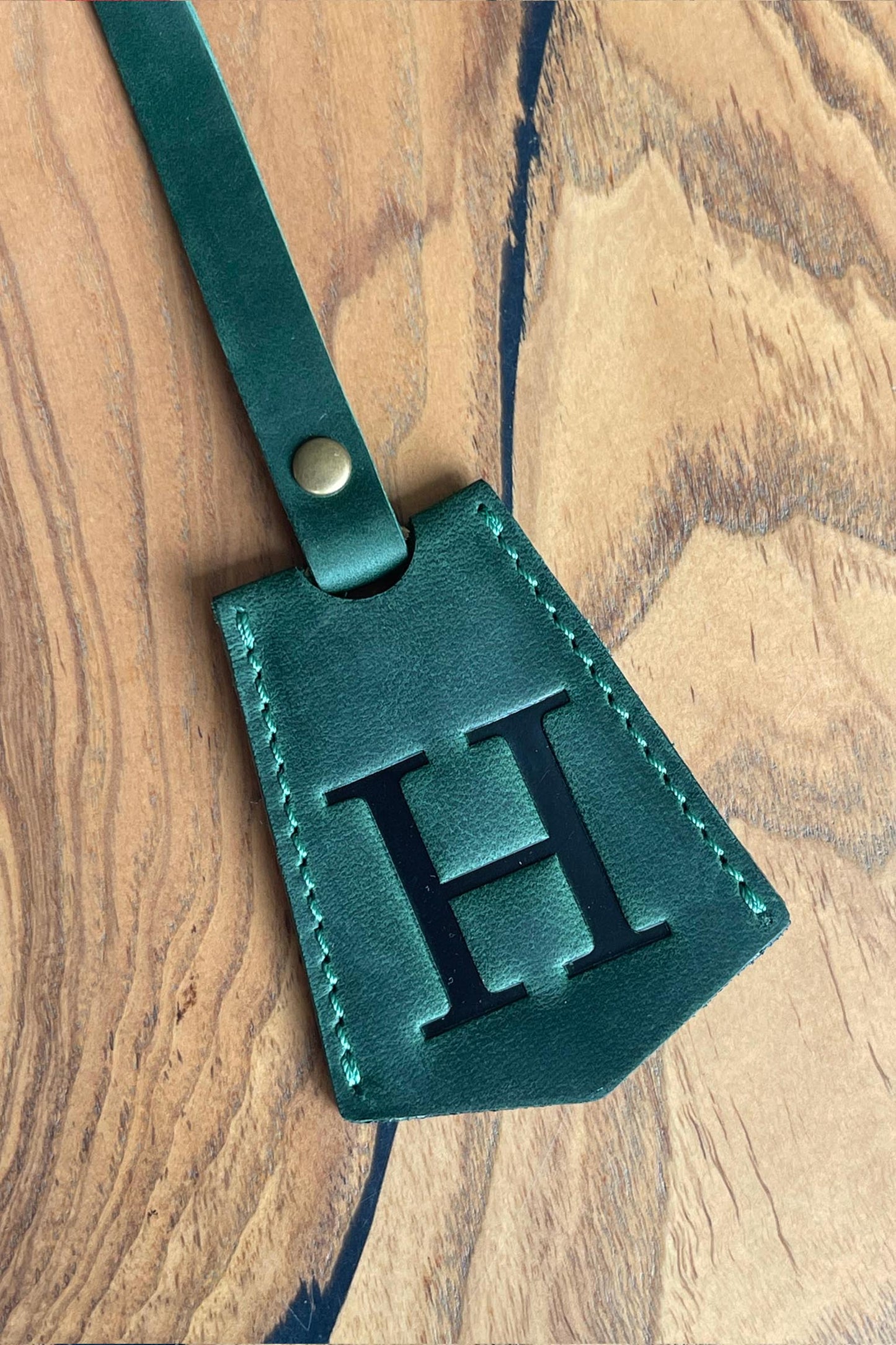Personalized Leather KeyBell Clochette Bag Charm - Style 01