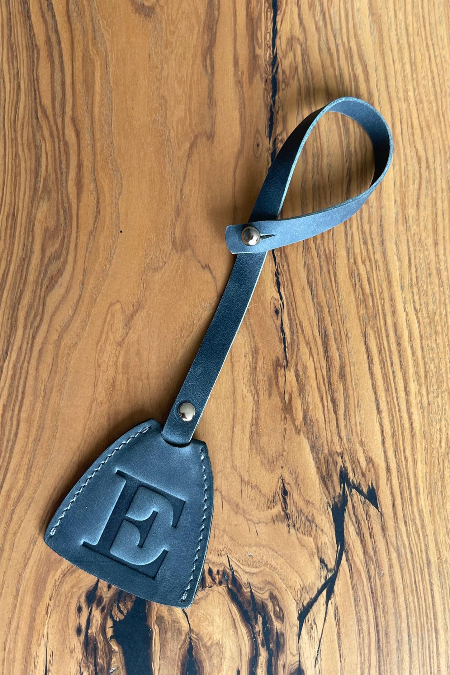 Personalized Leather KeyBell Clochette Bag Charm - Style 08