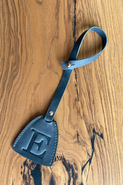 Personalized Leather KeyBell Clochette Bag Charm - Style 08